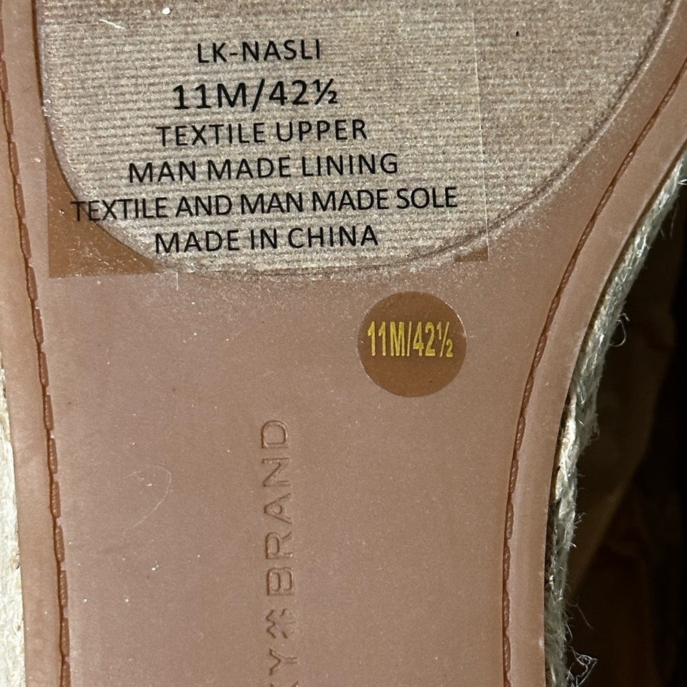 Lucky Brand Natural Wedge Sandals